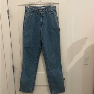 Carhartt Men's Relaxed Blue cargo Jeans in excellent condition. Mens 30 x 34